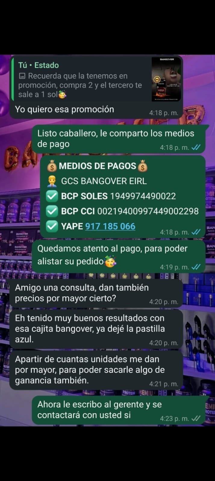 Testimonio extra